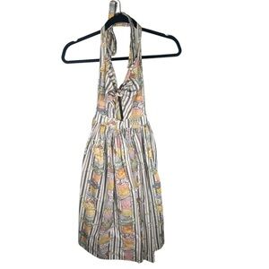 Hearts and Found Modcloth Tea Cup Print Dress Size Small